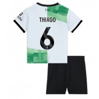 Maglie da calcio Liverpool Thiago Alcantara #6 Seconda Maglia Bambino 2023-24 Manica Corta (+ Pantaloni corti)